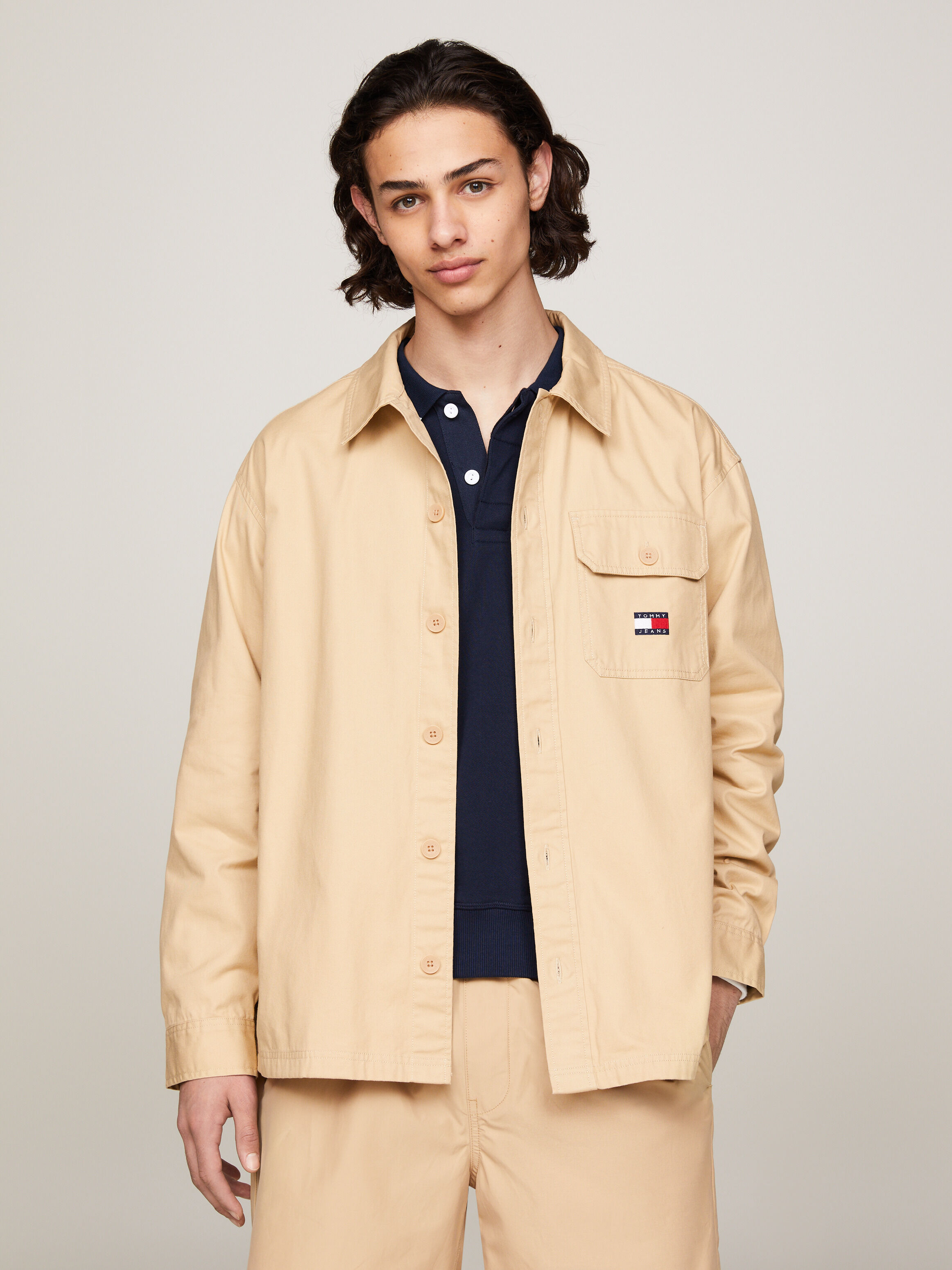 Varsity Oversized Back Logo Overshirt