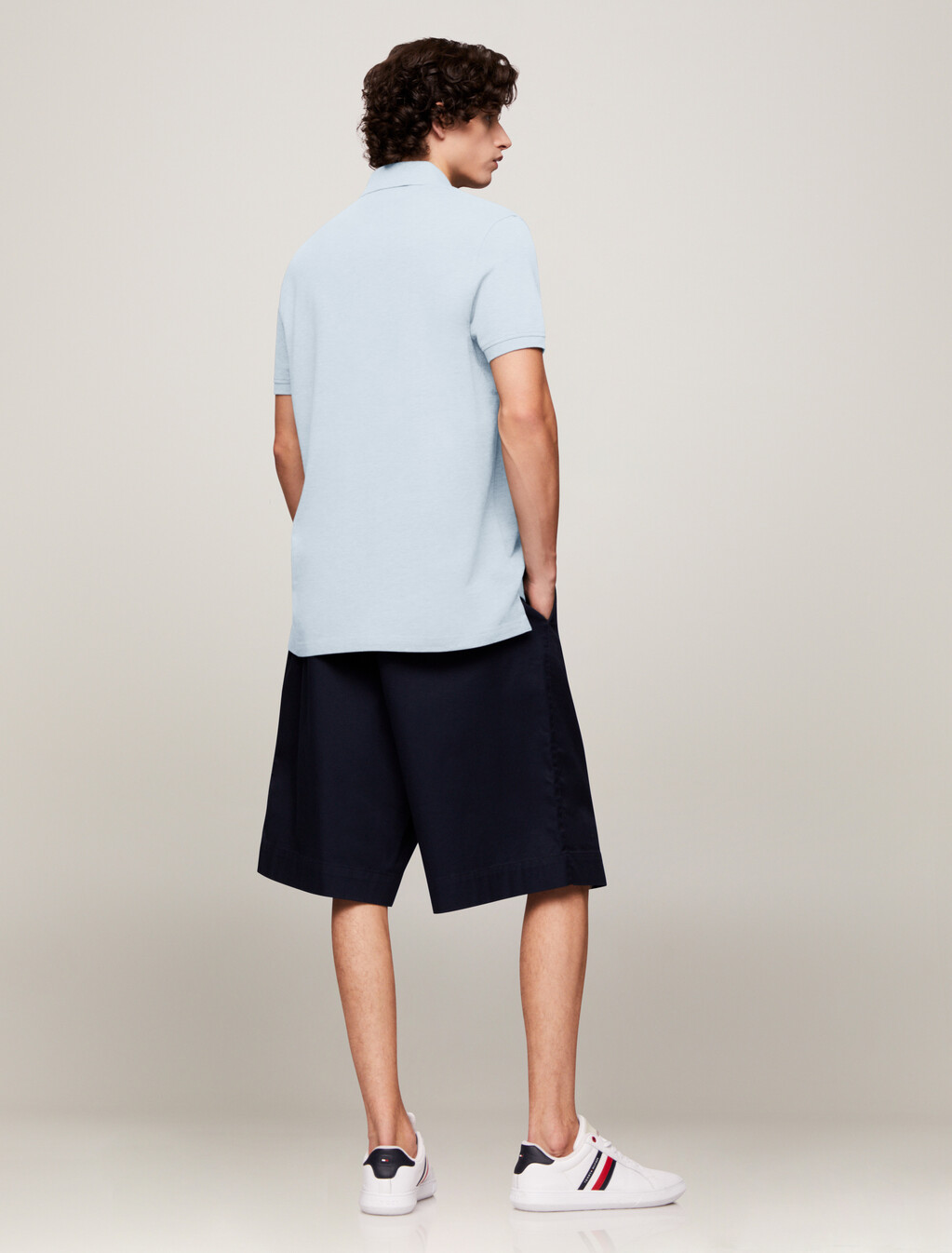 1985 Collection Slim Fit Polo, Breezy Blue, hi-res
