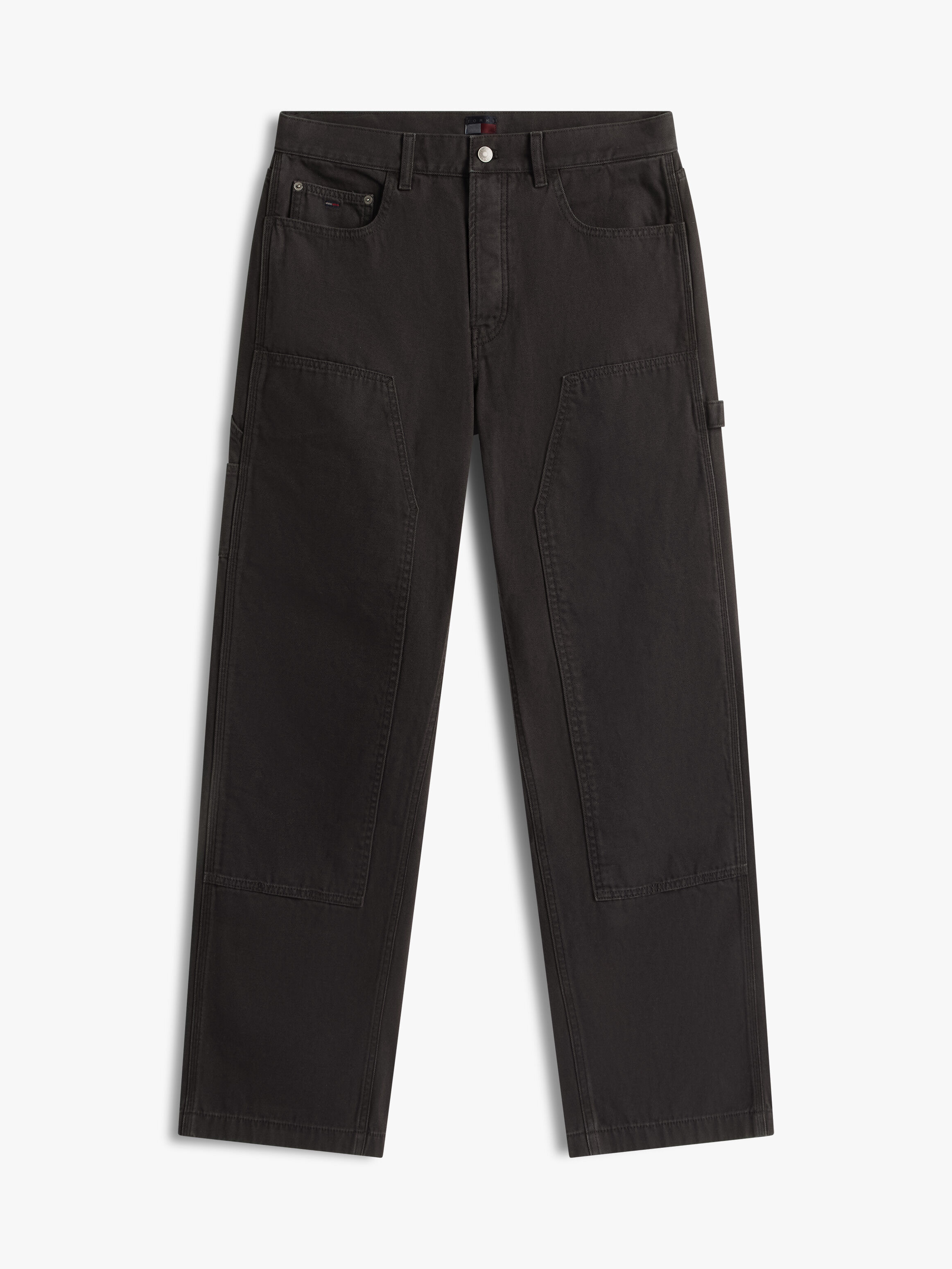 Jaimie Relaxed Twill Carpenter Trousers | black | Tommy Hilfiger