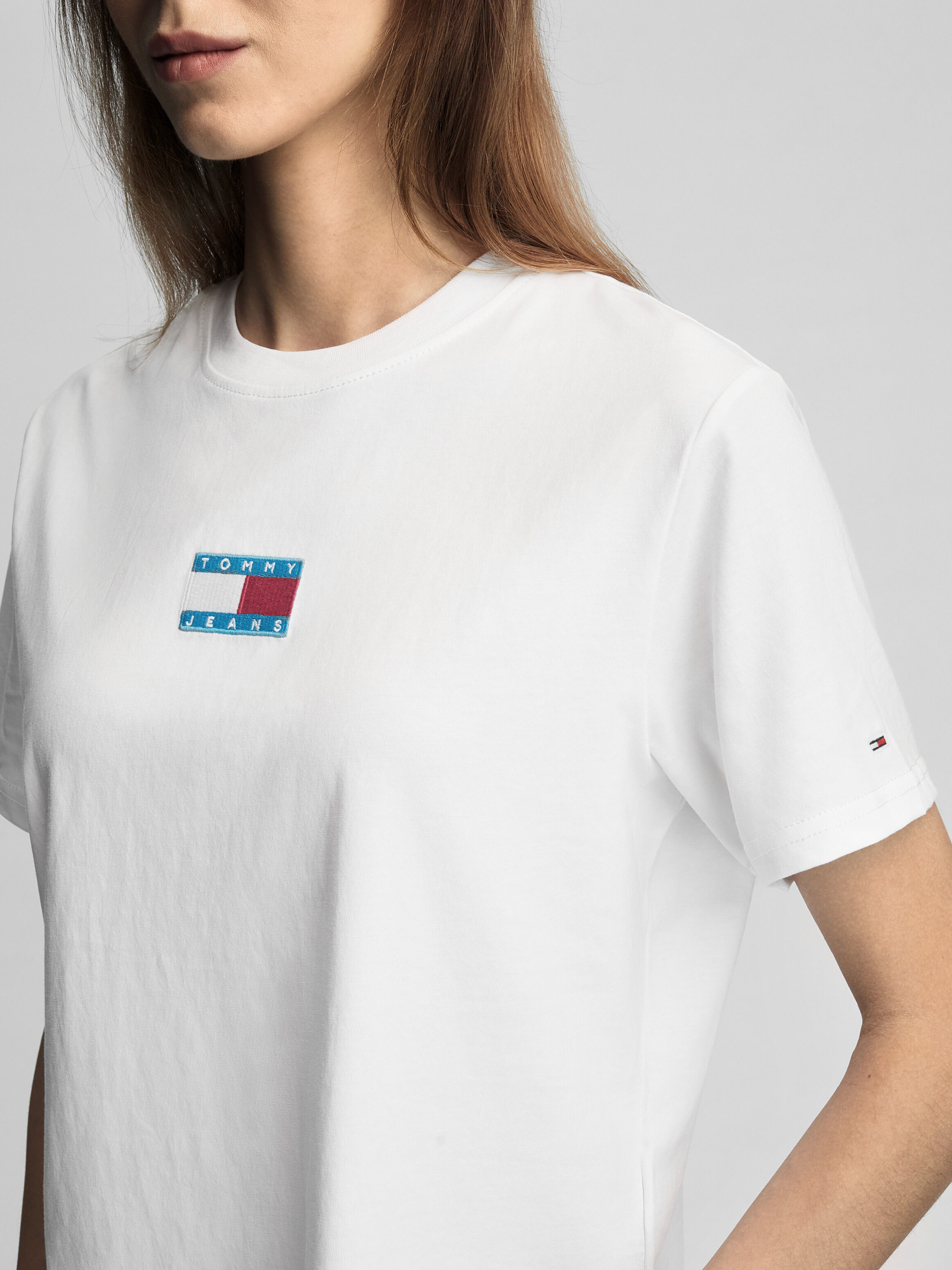 Badge Classic Fit Jersey T Shirt Tommy Hilfiger Taiwan