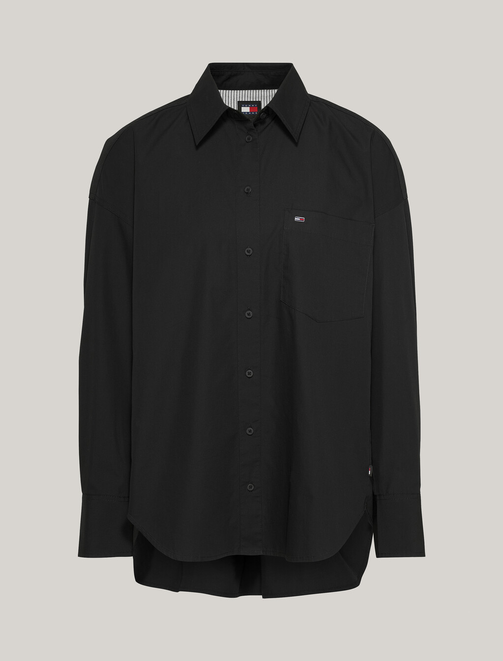 Logo外套式襯衫, Black, hi-res