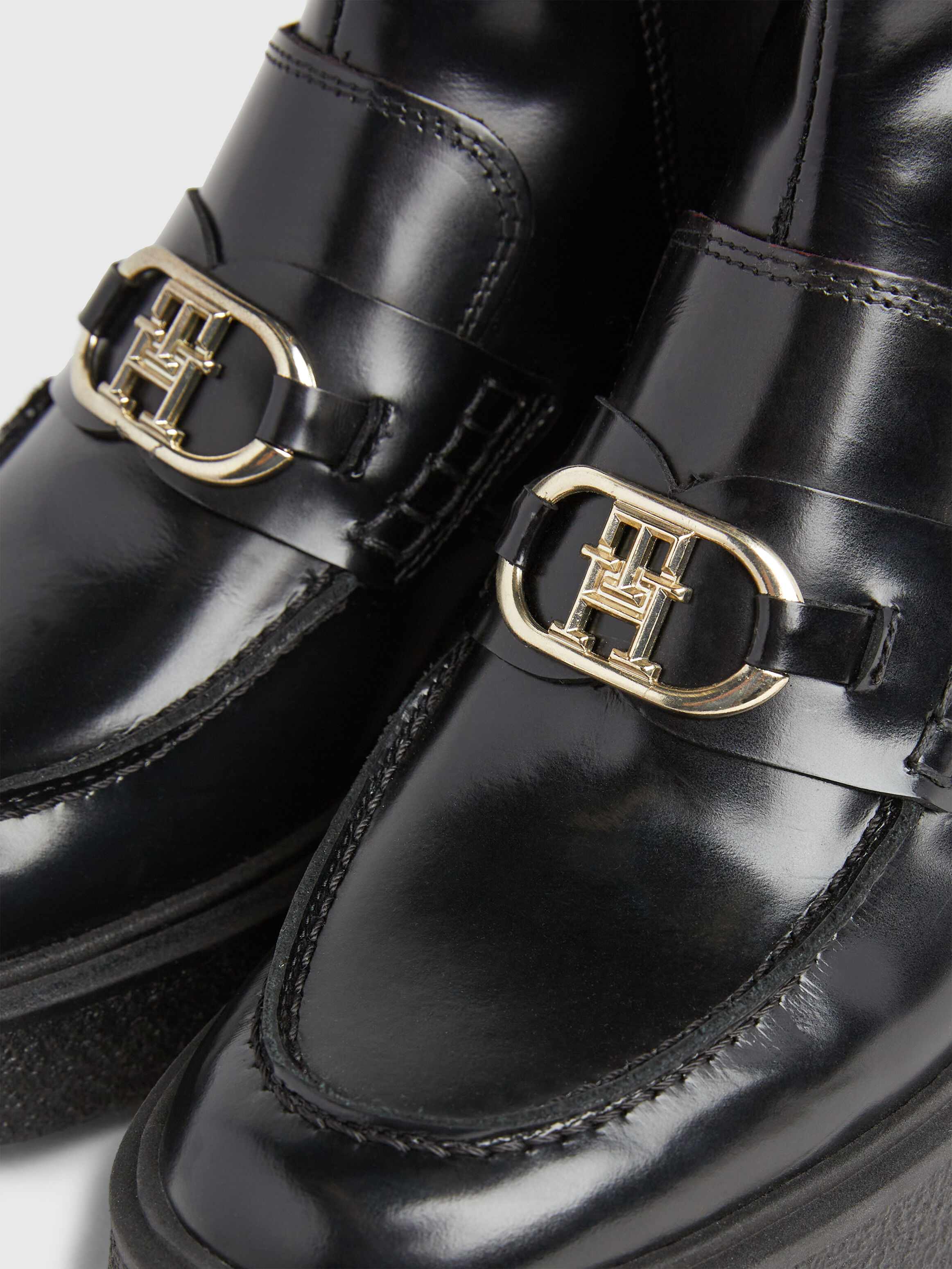 TH Monogram Loafer Boots black Tommy Hilfiger Taiwan