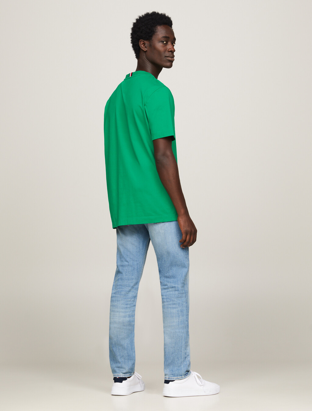 TH Monogram 標誌 T 恤, Olympic Green, hi-res