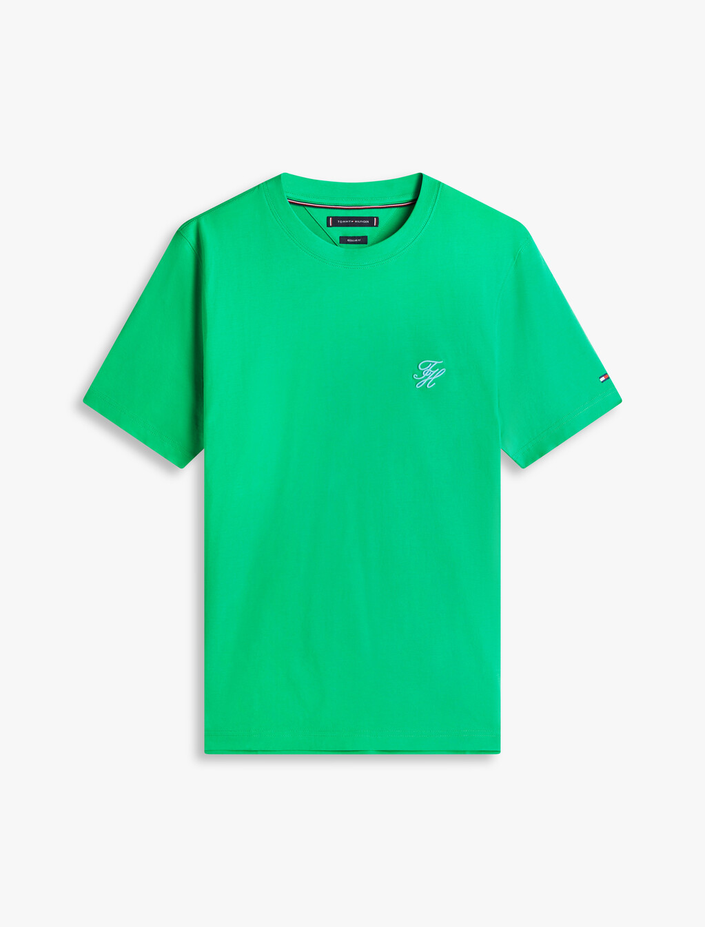 Logo Embroidery Jersey T-Shirt, Jade Wink, hi-res