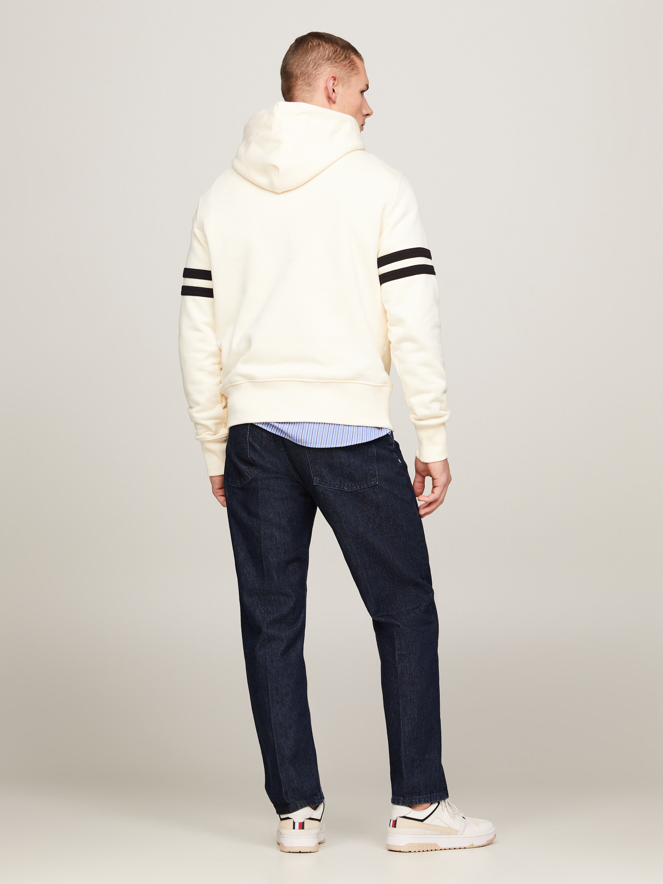 Hilfiger Monotype Brushed Fleece Hoody Tommy Hilfiger