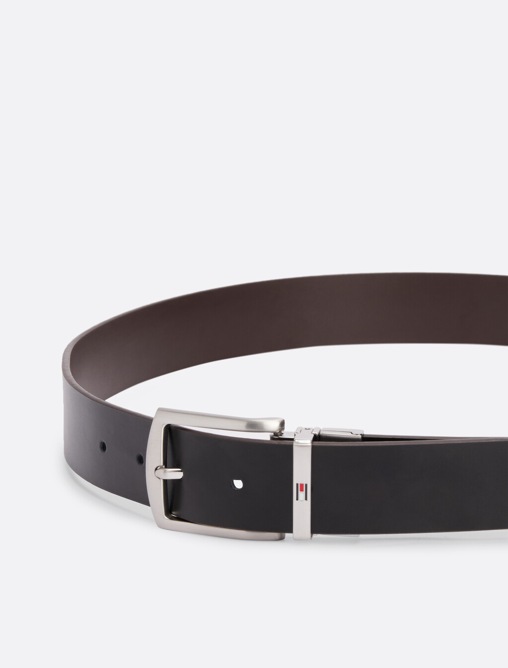 Reversible Leather Belt, Black / Coffee Bean, hi-res