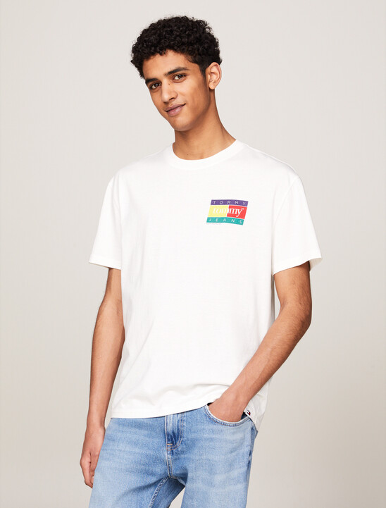 Crew Neck Back Logo T-Shirt