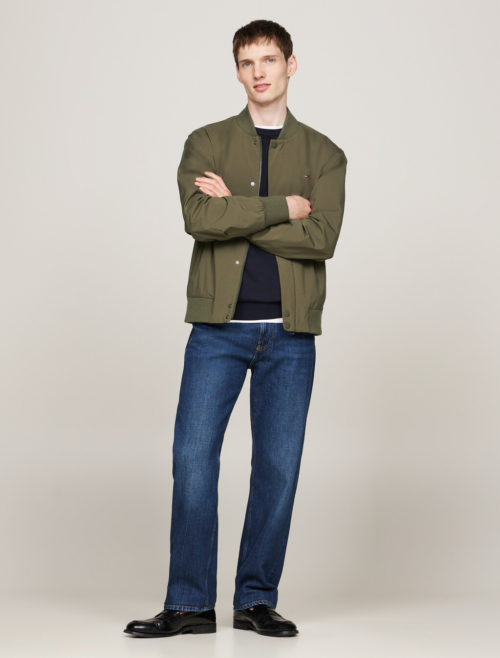 Technical Lightweight Bomber Jacket, Army Green, hi-res