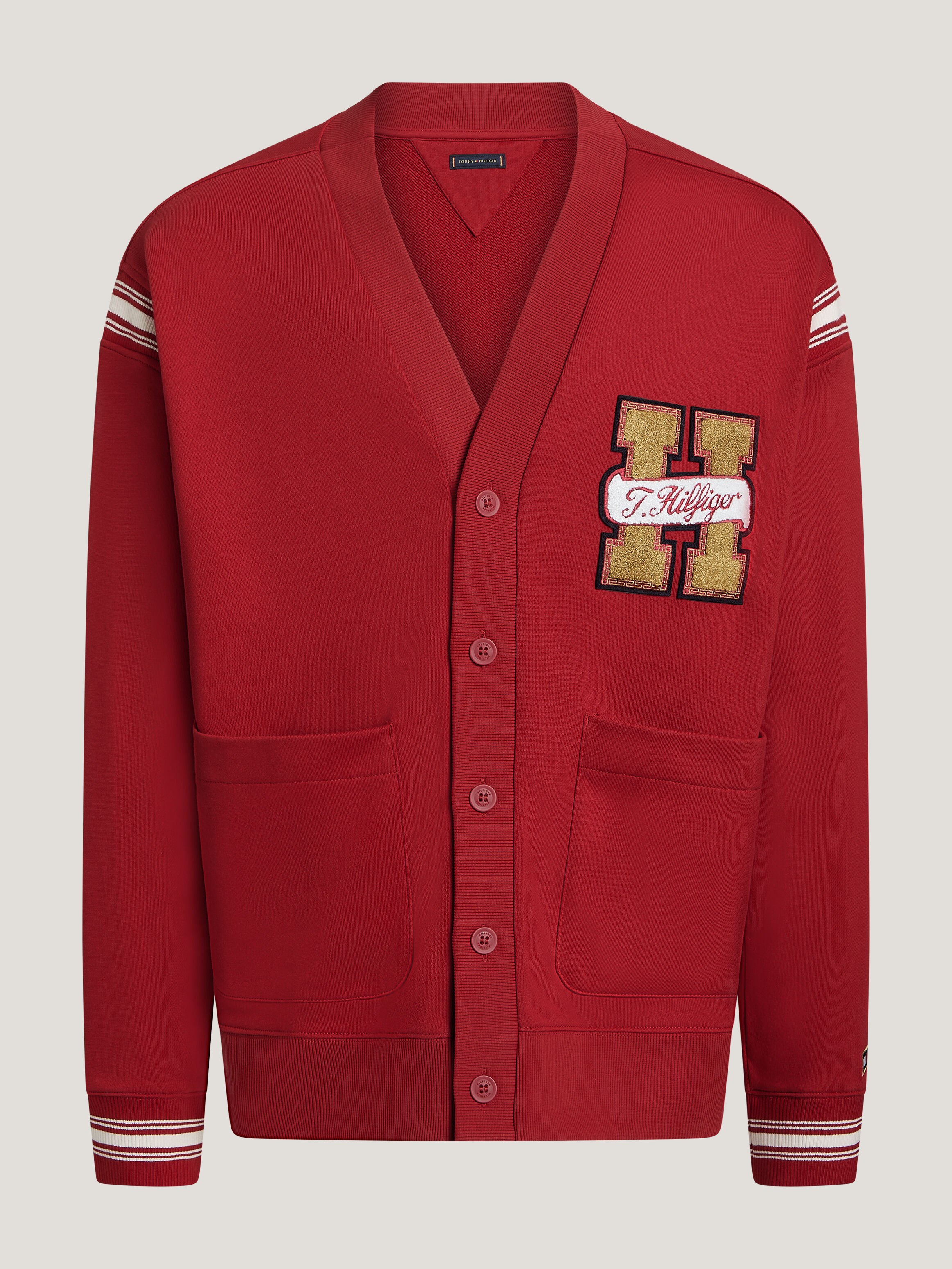 Tommy hilfiger cheap varsity cardigan