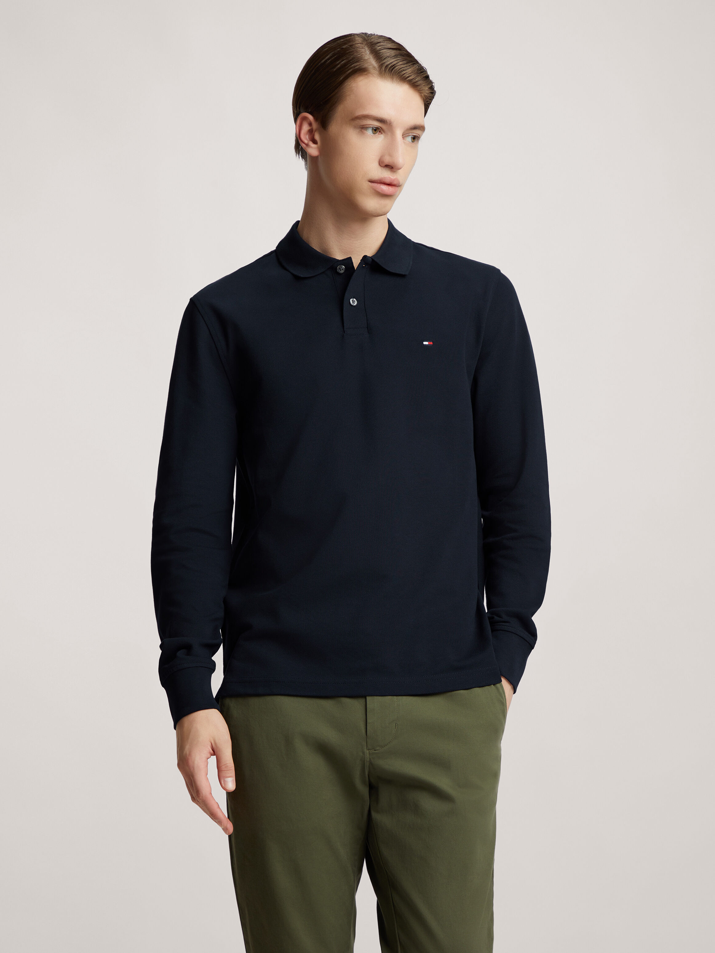 Tommy hilfiger hotsell long sleeve polo