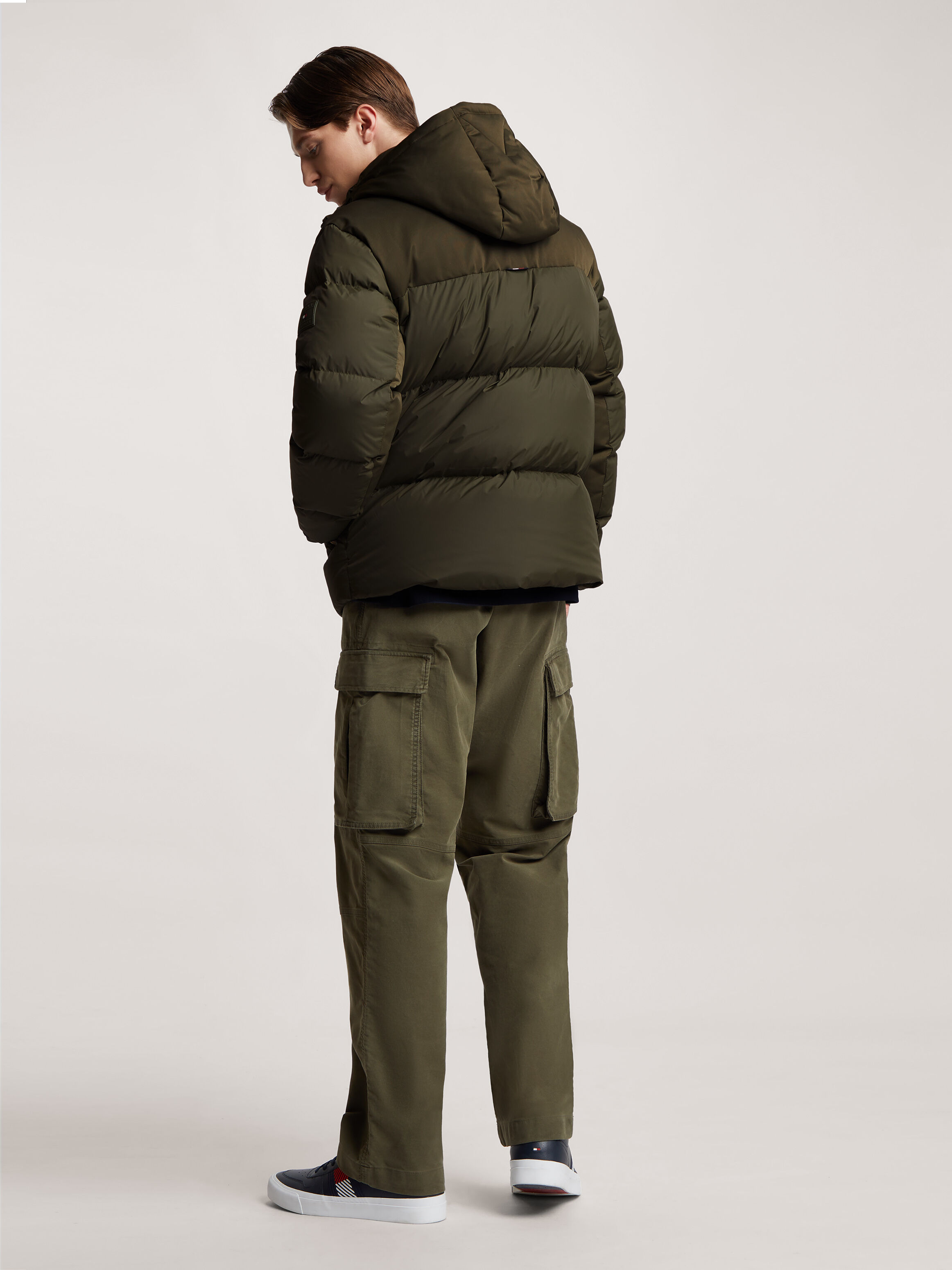 Mens puffer shop jacket tommy