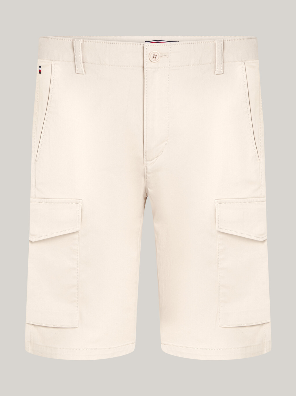 Twill Cargo Pocket Shorts, Classic Beige, hi-res