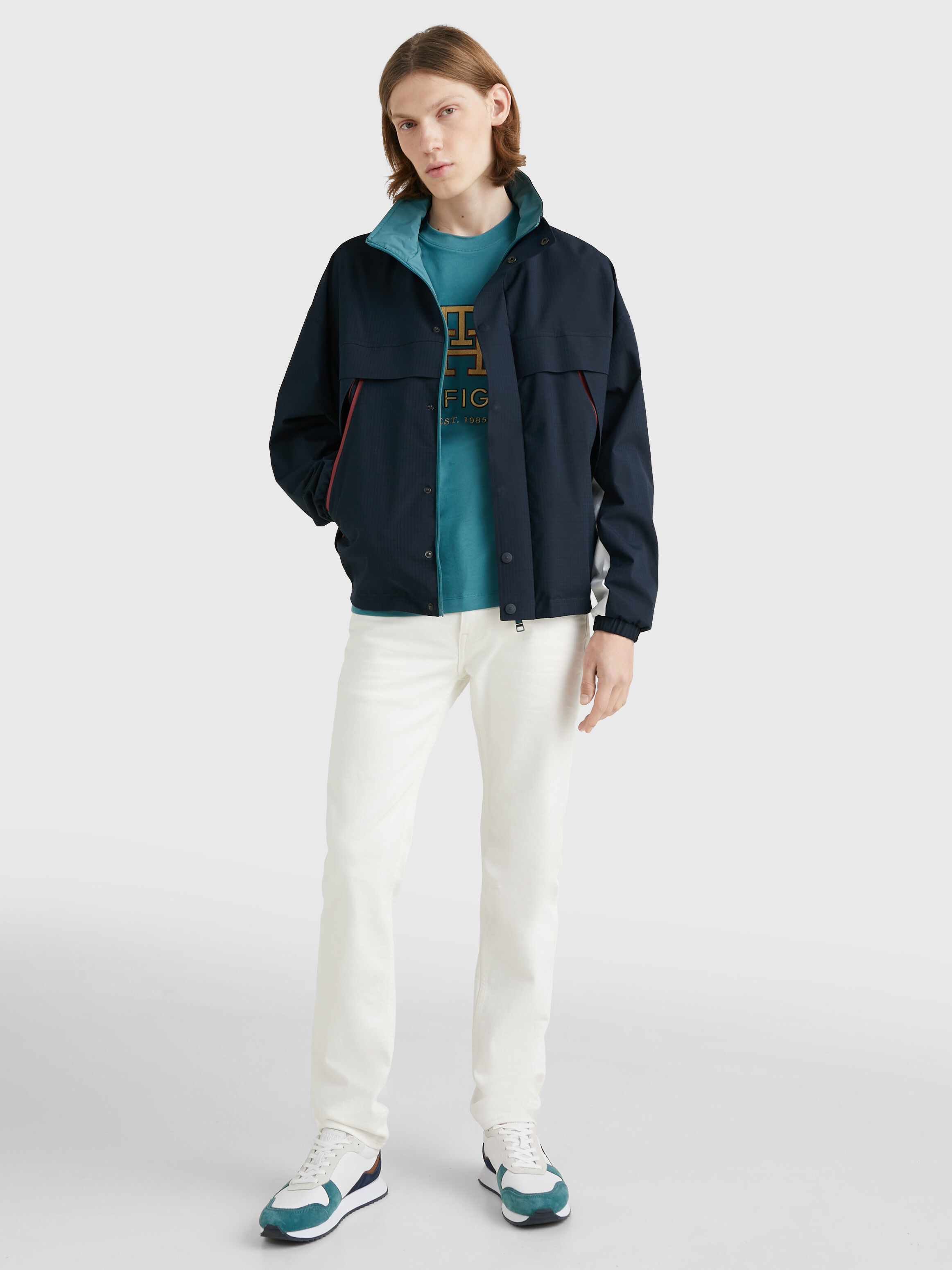 Reversible Tommy Flag Jacket blue Tommy Hilfiger Taiwan