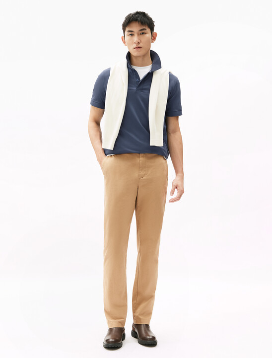 涼感絲質混紡 Polo 衫