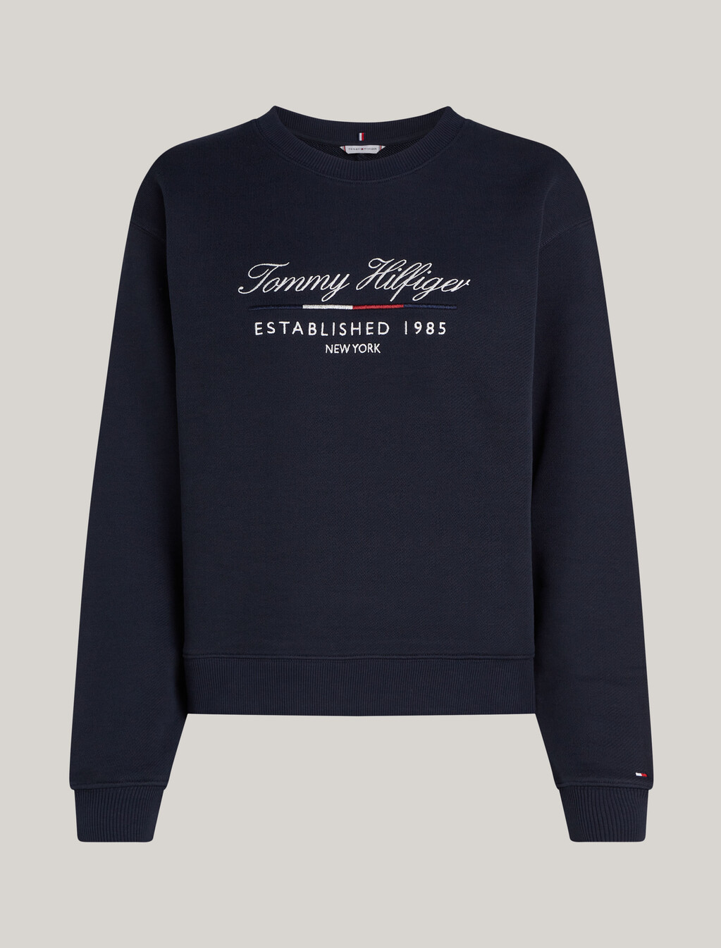 Script Logo Crew Neck Sweatshirt, Desert Sky, hi-res
