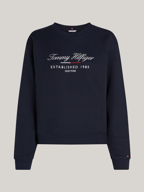 Script Logo Crew Neck Sweatshirt