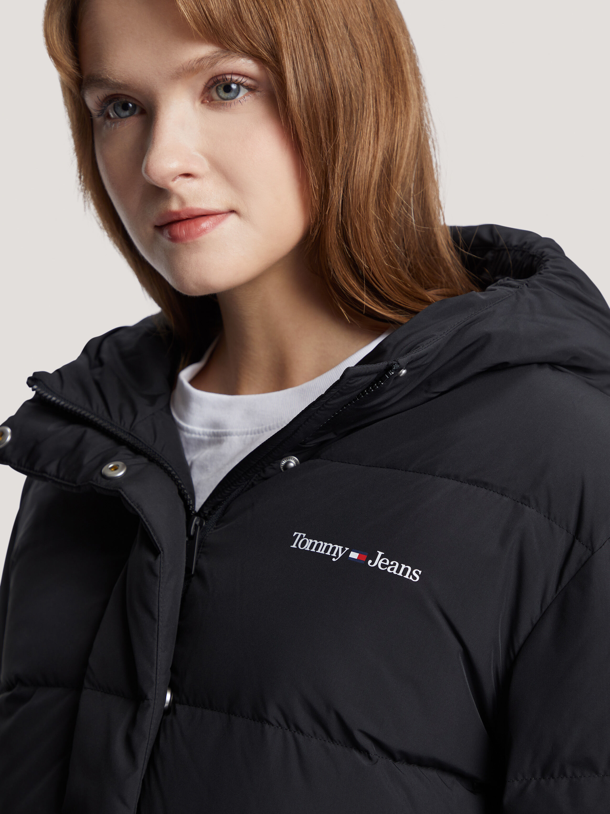Tommy hilfiger candy velvet down clearance jacket