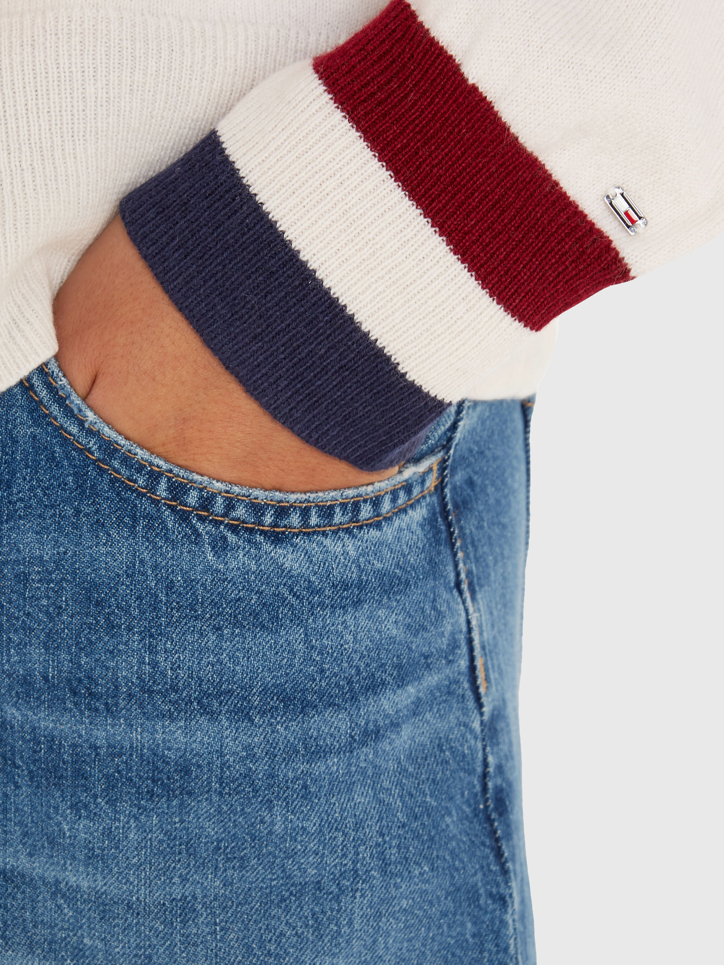 Tommy hilfiger striped clearance cardigan