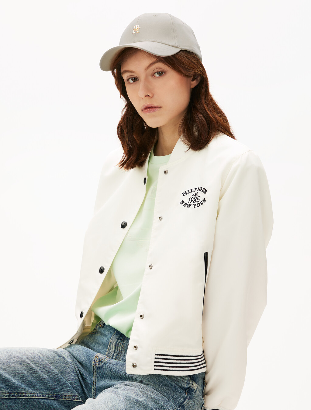 Chic Six Panel Baseball Cap, Sugarcane, hi-res