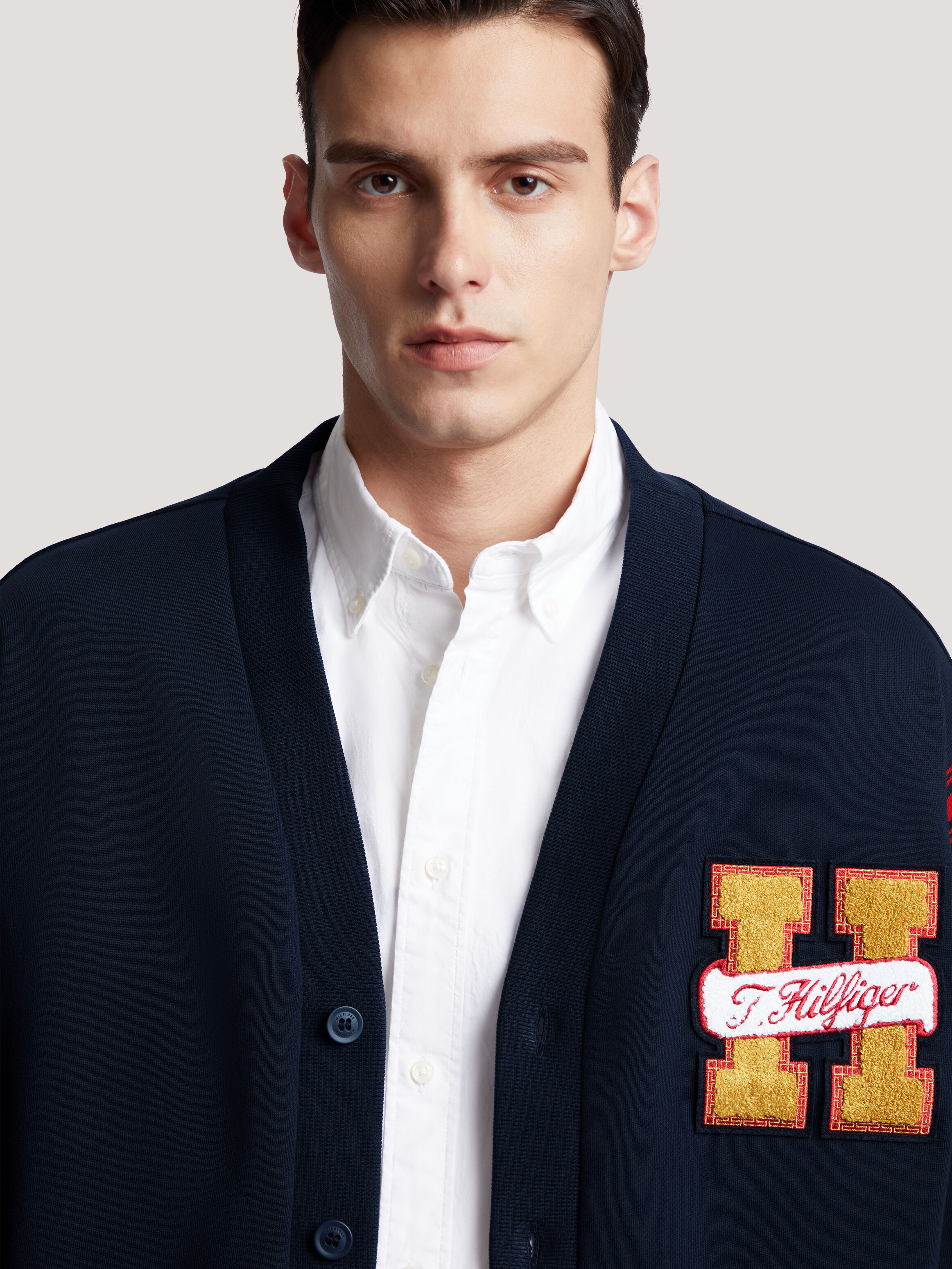 Tommy hilfiger varsity cardigan on sale
