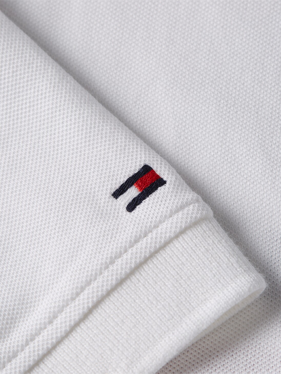 Stripe Logo Print Regular Fit Polo