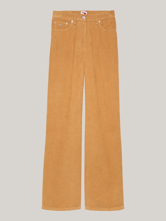 Fine Corduroy Wide Leg Trousers