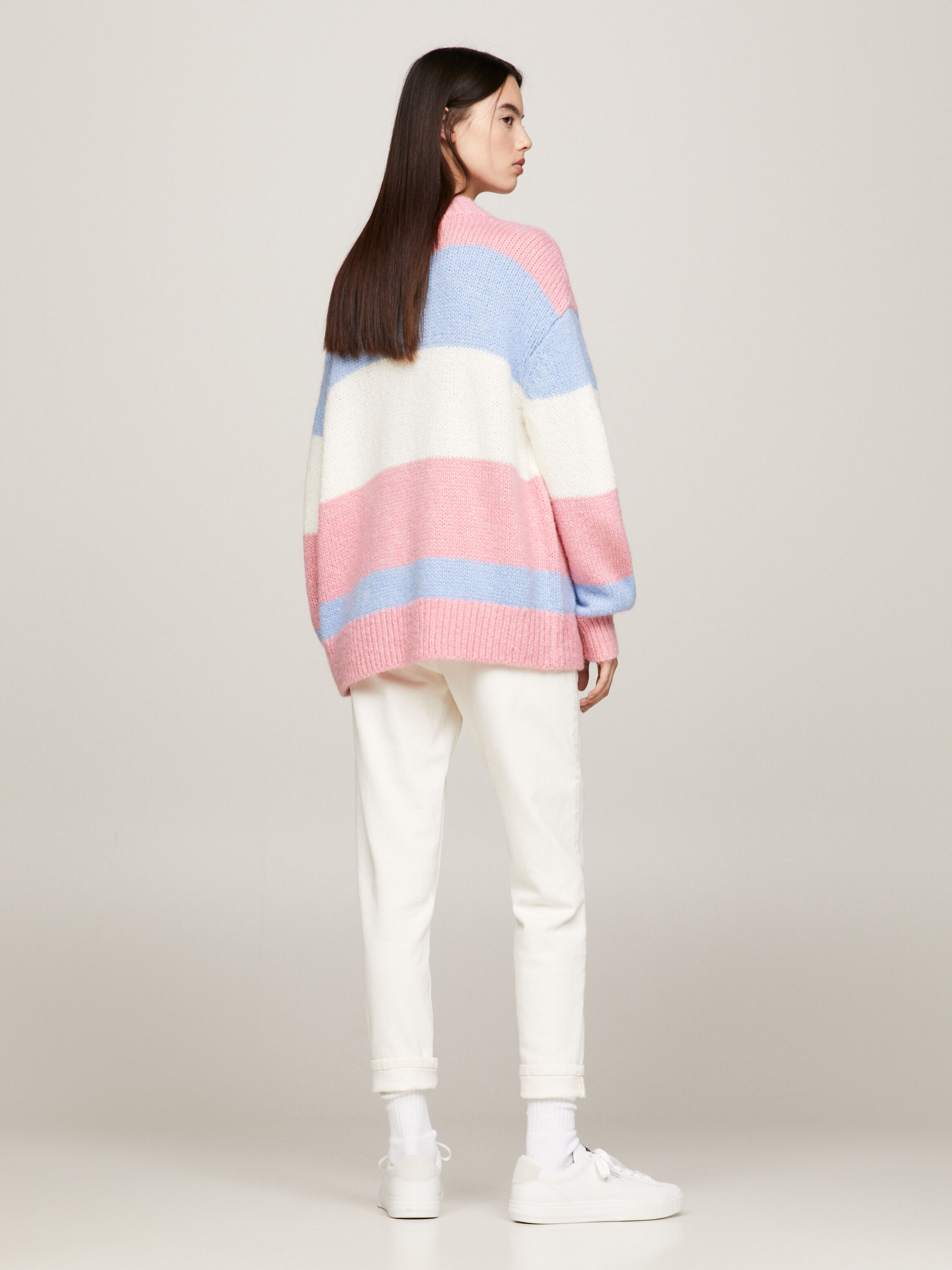 Colour Blocked Oversized Jumper Tommy Hilfiger