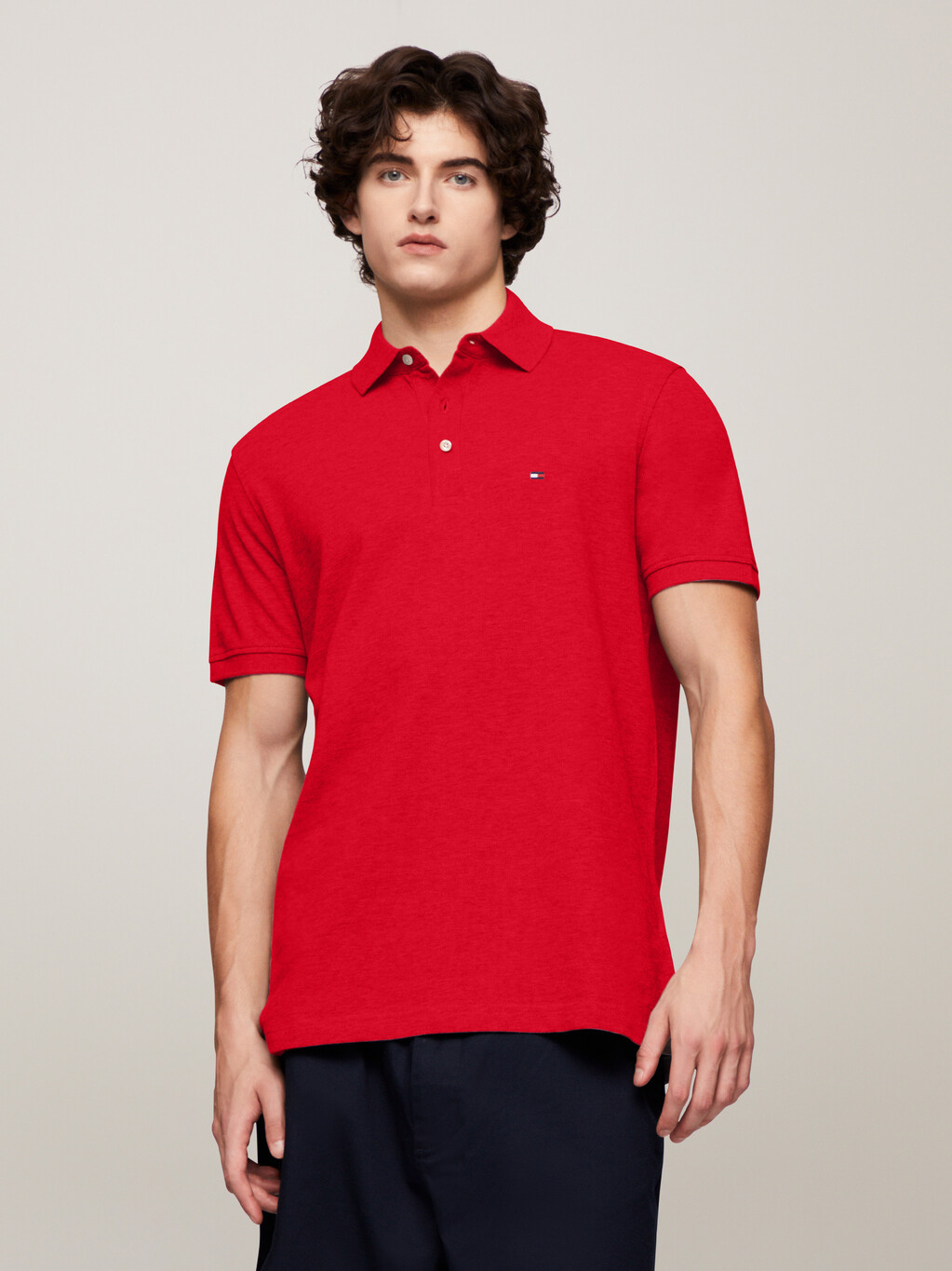 1985系列修身 Polo 裇, Primary Red, hi-res