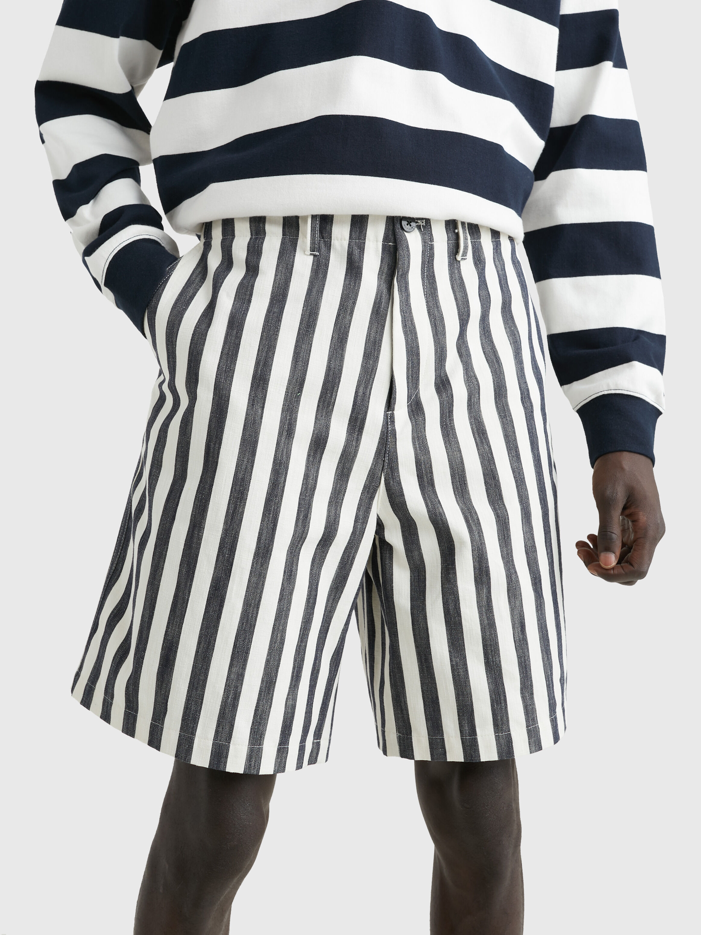 Tommy hilfiger on sale striped shorts