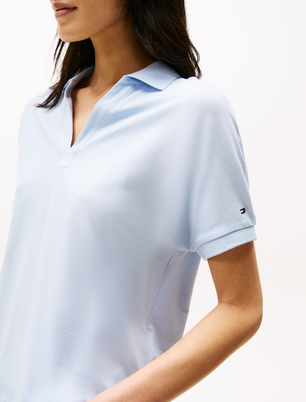 Relaxed Polo Shirt, Breezy Blue, hi-res