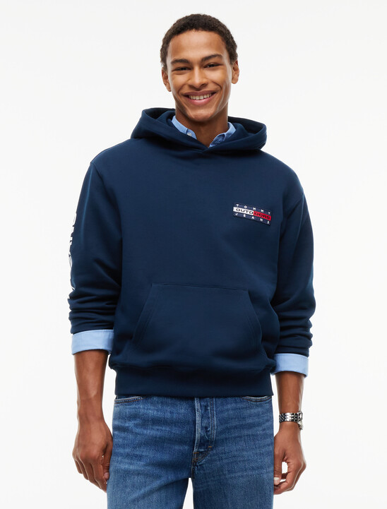 Back Logo Relaxed Fleece Hoody