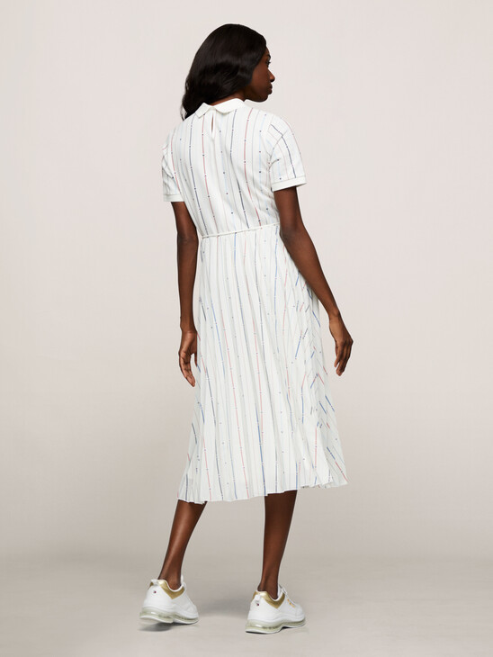 Flag Stripe Polo Dress