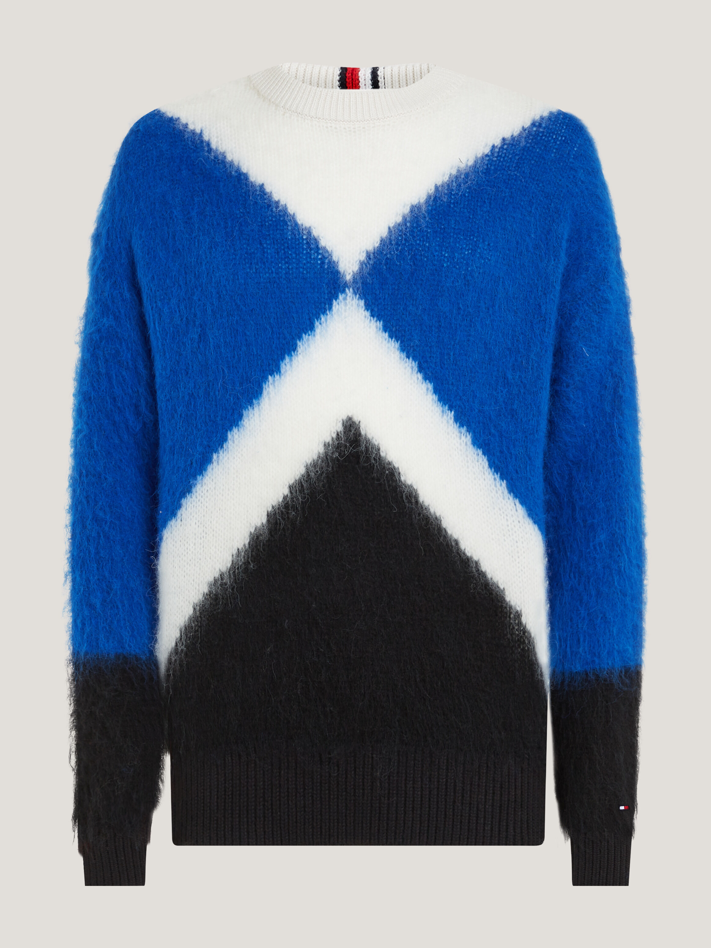 Tommy hilfiger blue best sale red and white jumper