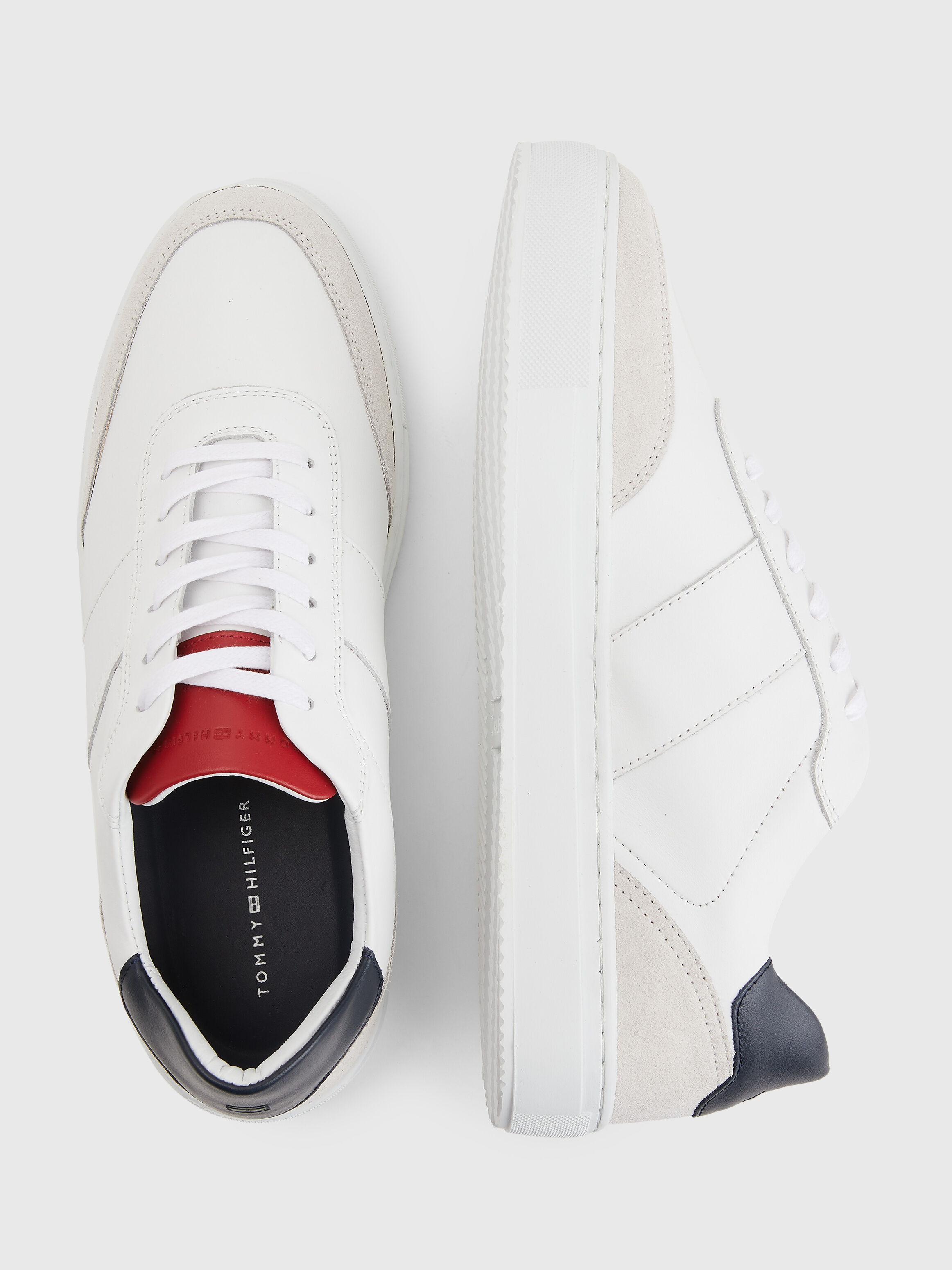 Tommy hilfiger online white trainer