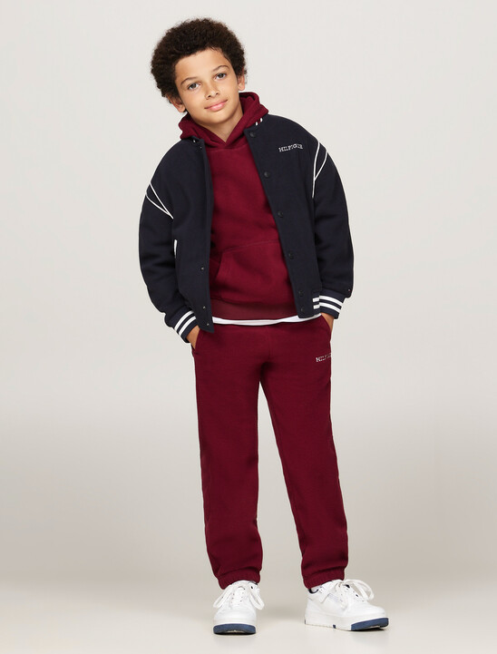 Polar Fleece Oversized Bomber Sweatshirt