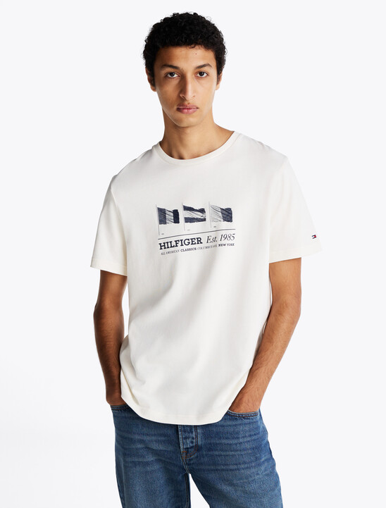 Hilfiger 旗幟 T 恤