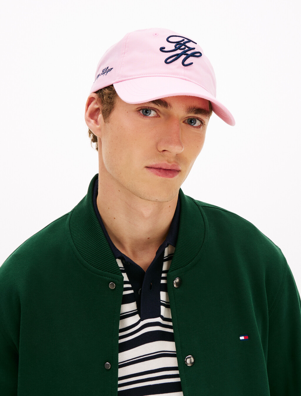 Logo Embroidery Baseball Cap, Classic Pink, hi-res