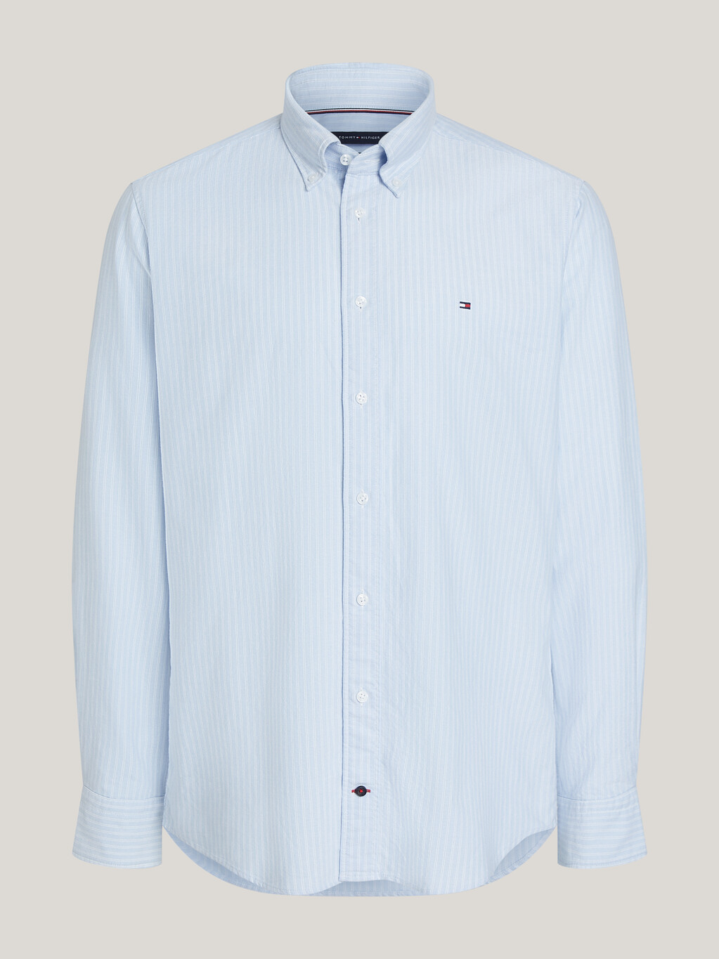 條紋標準版型裇衫, Light Blue / Optic White, hi-res