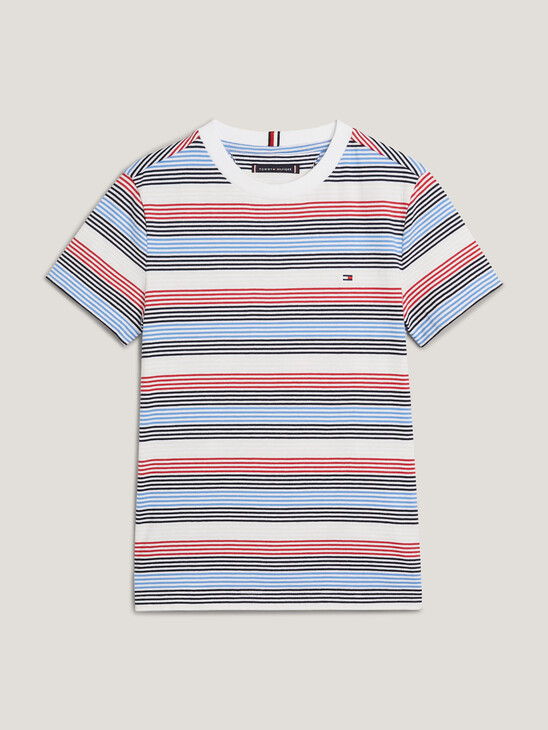 Signature Stripe Crew Neck T-Shirt