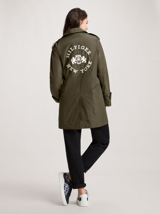 Crest Relaxed Fit Twill Coach Jacket