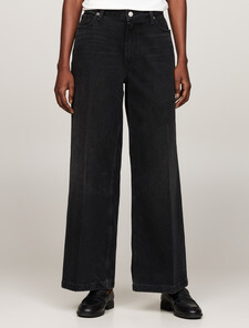 Wide Leg Black Jeans, Iri, hi-res