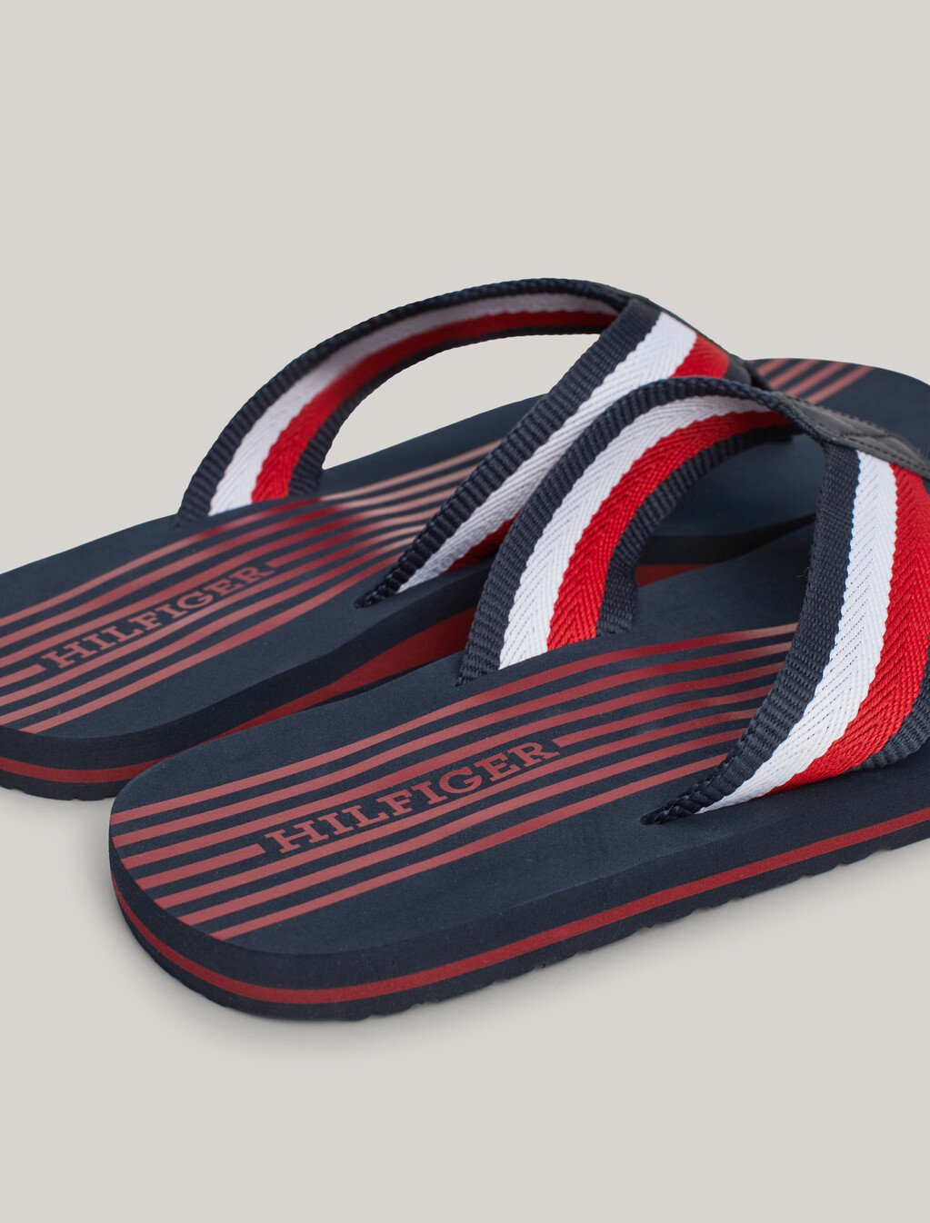 Signature Tape Strap Flip-Flops, Desert Sky, hi-res