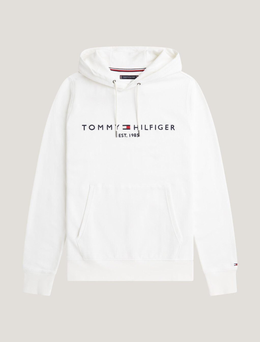 Tommy 標誌連帽衫, White, hi-res