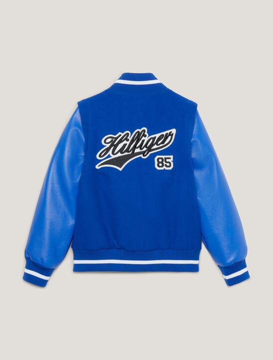 Varsity 拉鍊袖背面Logo飛行員外套