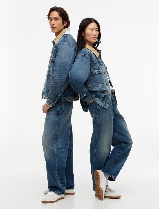 寬版牛仔褲
