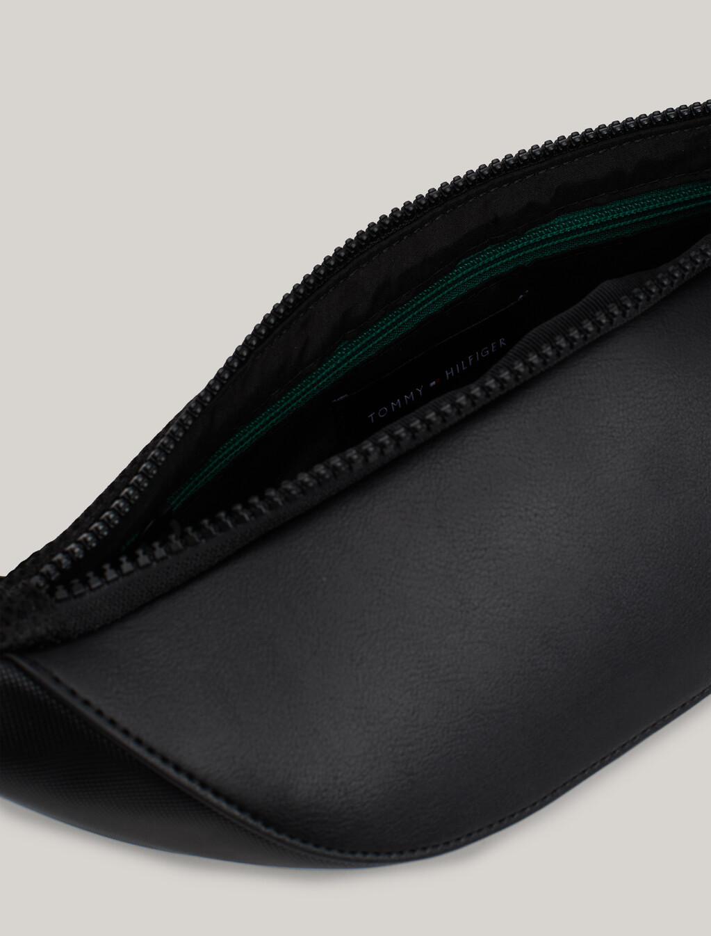 Pique Texture Bum Bag, Black, hi-res