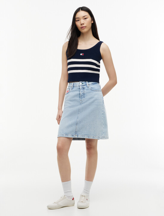 Claire 復古風牛仔短裙