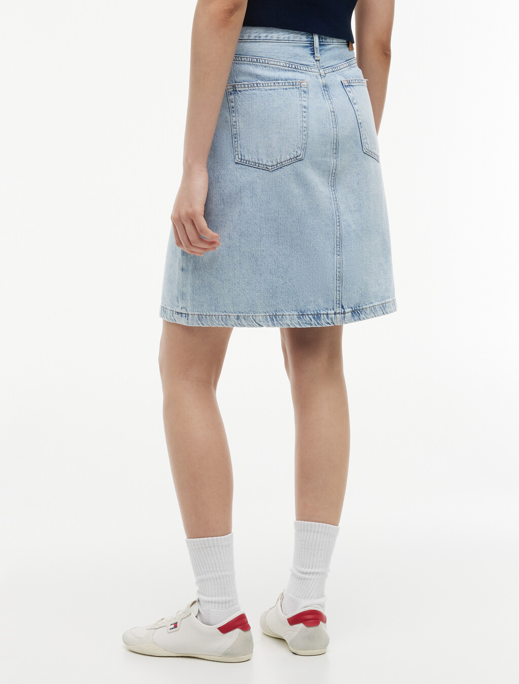 Claire 復古風牛仔短裙, Denim Light, hi-res