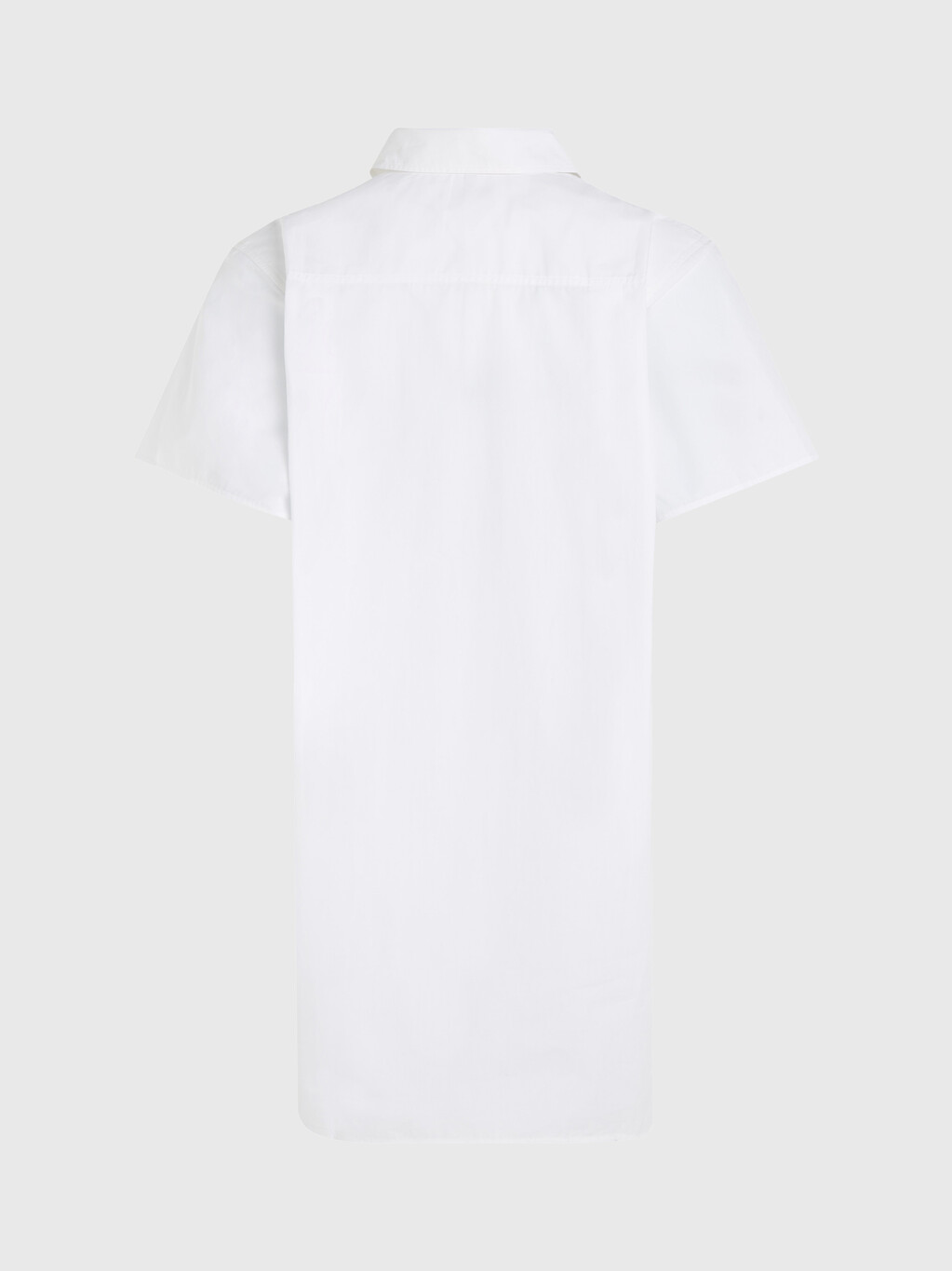 Vintage Varsity Shirt Dress, Desert Sky/White, hi-res