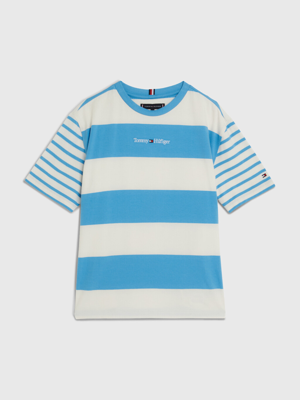 Bold Breton Stripe T-Shirt, Skysail, hi-res